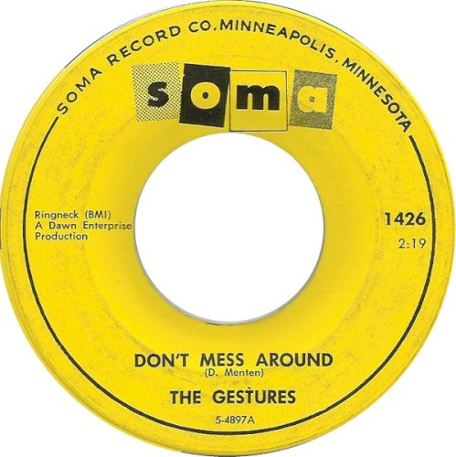 Album Poster | The Gestures | Don't Mess Around