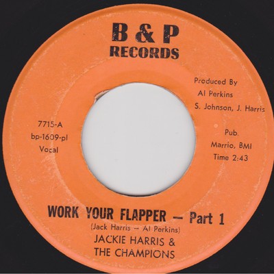 Album Poster | Jackie Harris and the Champions | Work Your Flapper
