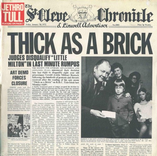 Album Poster | Jethro Tull | Thick As a Brick (Edit No. 1)