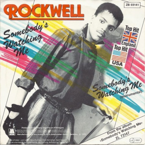 Album Poster | Rockwell | Somebody's Watching Me