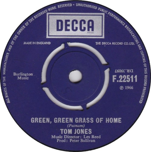 Album Poster | Tom Jones | Green, Green Grass Of Home
