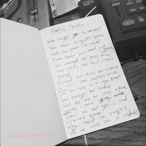 Album Poster | Blood Orange | Sandra's Smile