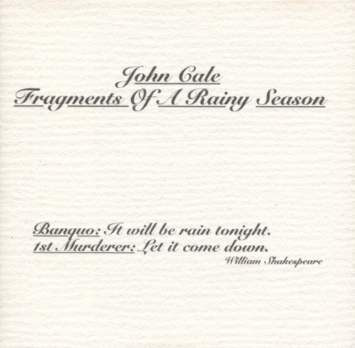 Album Poster | John Cale | Hallelujah