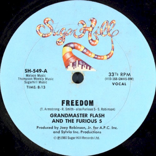 Album Poster | Grandmaster Flash and the Furious Five | Freedom