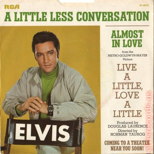 Album Poster | Elvis Presley | A Little Less Conversation (JXL 12" extended Remix)