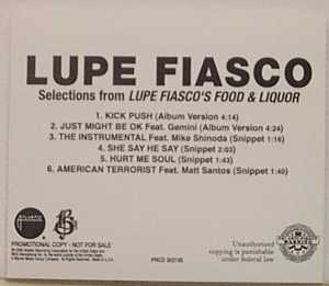 Album Poster | Lupe Fiasco | Kick, Push