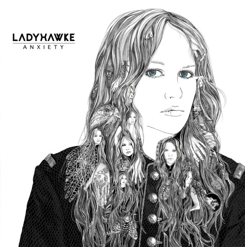 Album Poster | Ladyhawke | Black White and Blue