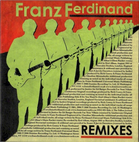Album Poster | Franz Ferdinand | Outsiders (Isolee Remix)