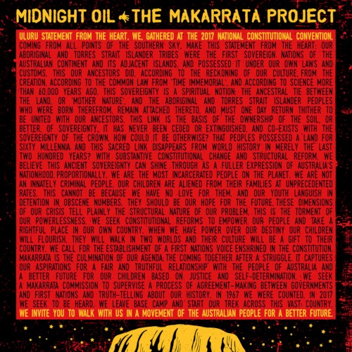 Album Poster | Midnight Oil | Gadigal Land
