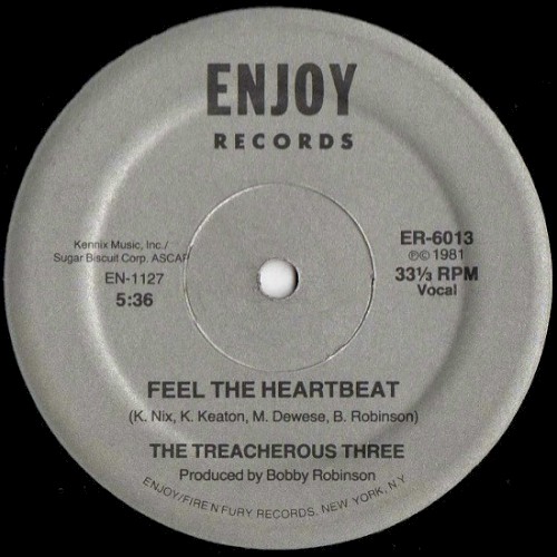 Album Poster | Treacherous Three | Feel the Heartbeat