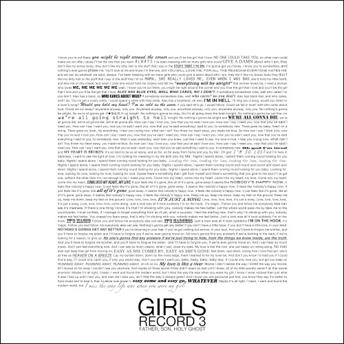 Album Poster | Girls | Vomit