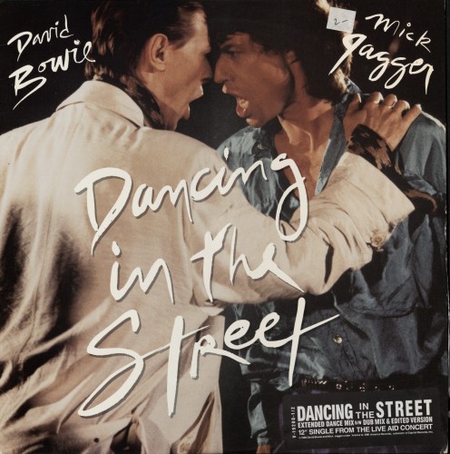 Album Poster | David Bowie and Mick Jagger | Dancing in the Street (Martha and the Vandellas Cover)