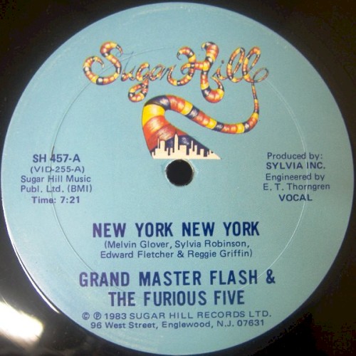 Album Poster | Grandmaster Flash and the Furious Five | New York, New York