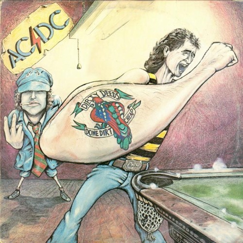 Album Poster | AC/DC | Dirty Deeds Done Dirt Cheap